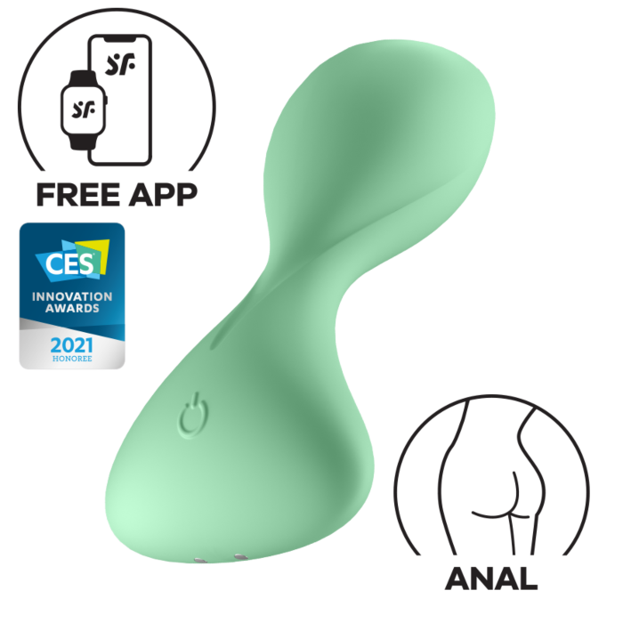 Анальна вібропробка Satisfyer Trendsetter Light green