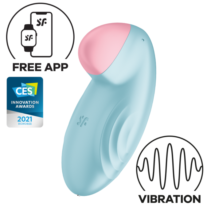 Вибратор Satisfyer Tropical Tip Light Blue