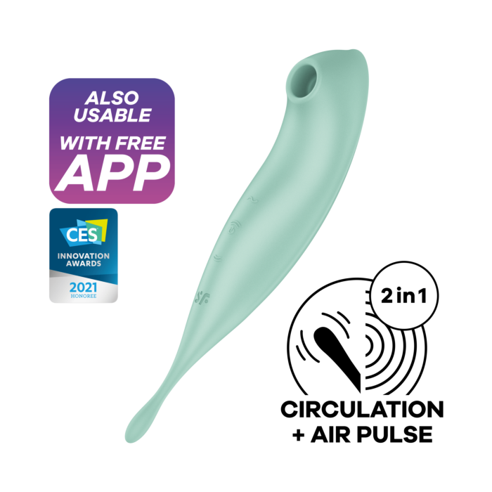 Смарт-стимулятор Satisfyer SF Twirling Pro+ Mint