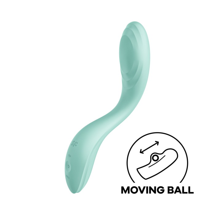 Вибратор с жемчужной стимуляцией точки G Satisfyer Rrrolling Pleasure Mint