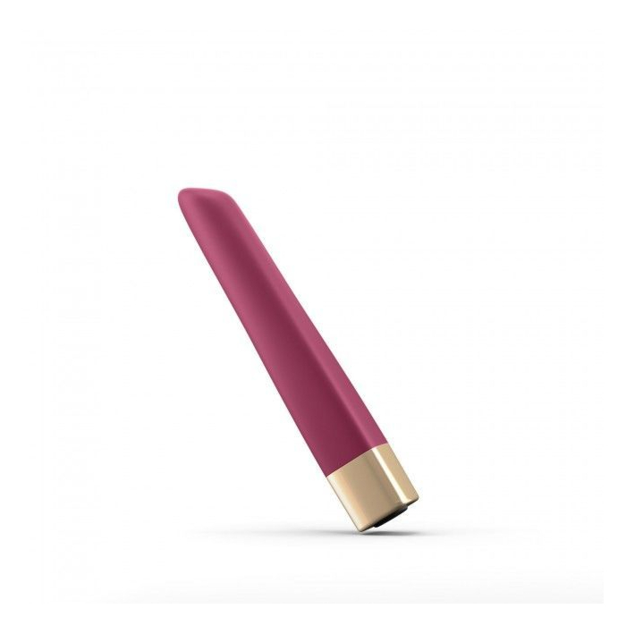 Мощный минивибратор Love To Love Delight Me Prune с мягким кончиком, 16 режимов работы