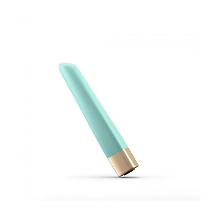 Мощный минивибратор Love To Love Delight Me Menthe с мягким кончиком, 16 режимов работы