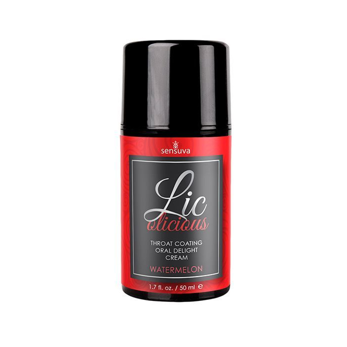 Гель для минета Sensuva - Lic-o-licious Watermelon (50 мл), маслянистый, без сахара