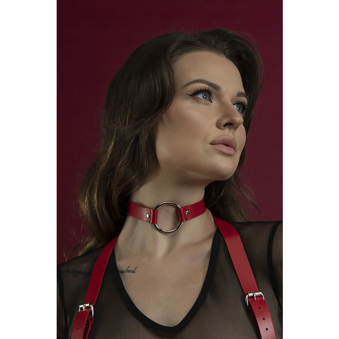 Чокер Feral Feelings O-Ring Collar Red