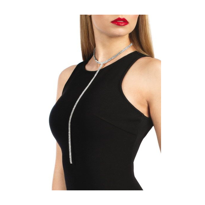 Колье со стразами Bijoux Pour Toi - Audrey Silver