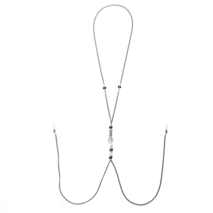 Украшение для сосков Art of Sex - Nipple Clamps Arrow, цвет фиолетовый