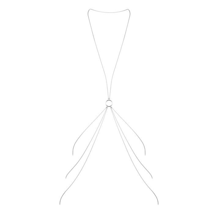 Цепочка для тела Bijoux Indiscrets Magnifique 8 Body Chain — Silver