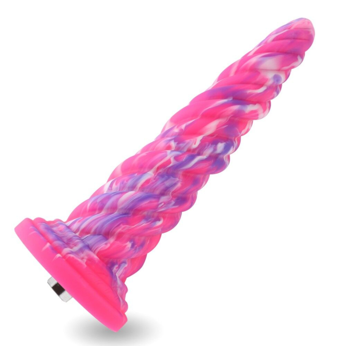 Фалоімітатор для секс-машин Hismith Silicone Dildo rose Monster Series