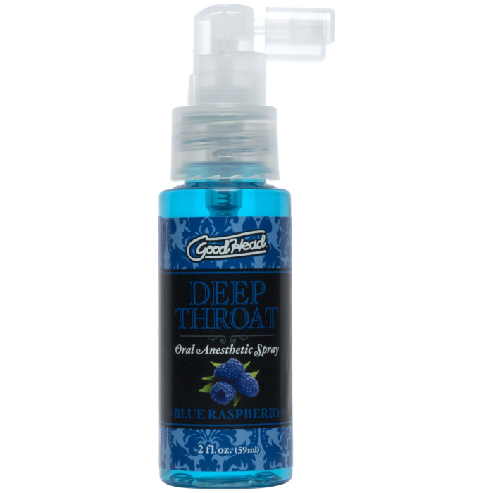 Спрей для мінету Doc Johnson GoodHead DeepThroat Spray Blue Raspberry 59 мл