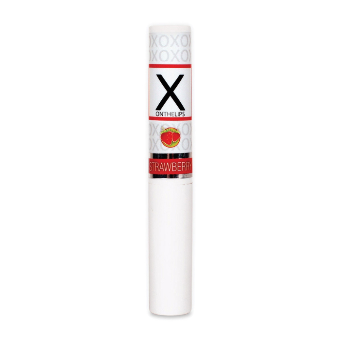 Стимулирующий бальзам для губ унисекс Sensuva X on the Lips Strawberry
