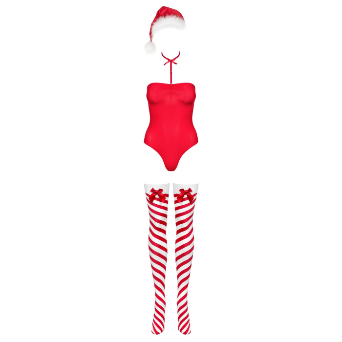 Новогоднее боди Obsessive Kissmas