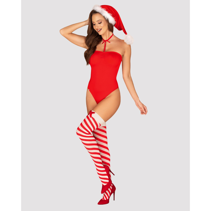 Новогоднее боди Obsessive Kissmas