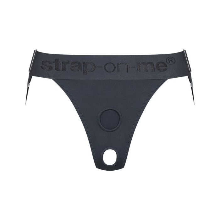 Трусики для страпона Strap-On-Me Harnais Lingerie Unique One Size Grey