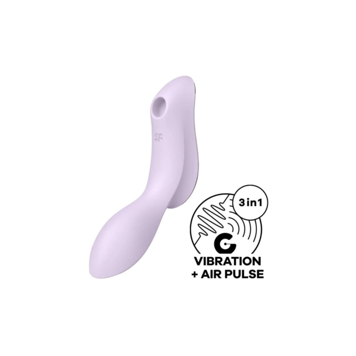 Вакуумный стимулятор с вибрацией Satisfyer Curvy Trinity 2 Violet