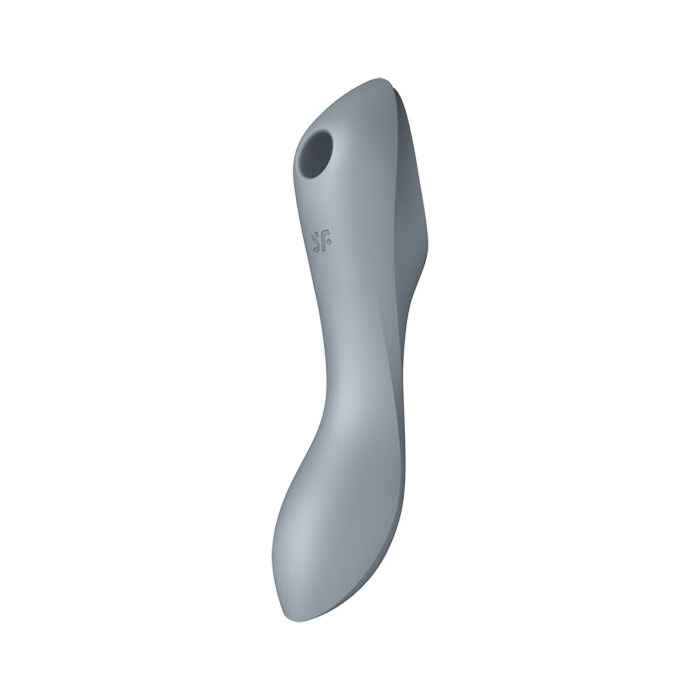 Вакуумный стимулятор с вибрацией Satisfyer Curvy Trinity 3 BlueGrey