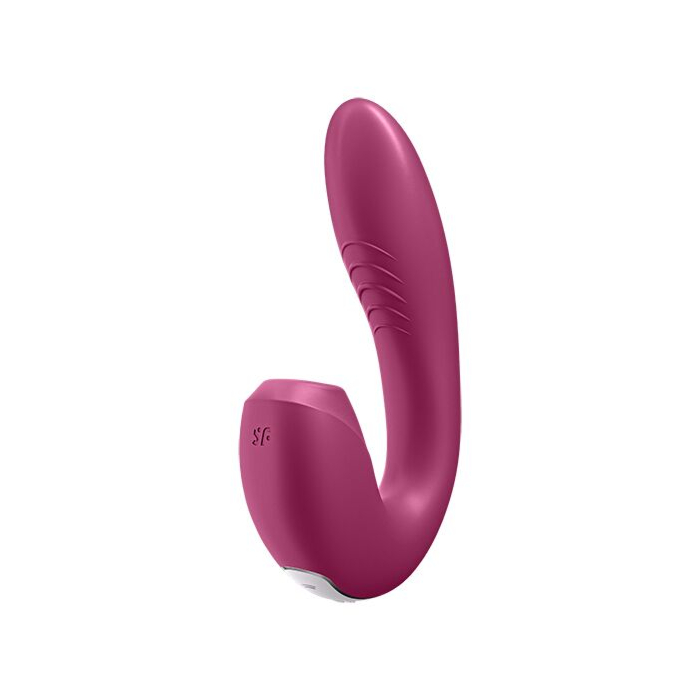Вакуумный смарт вибратор Satisfyer Sunray Berry, 4 положения ствола