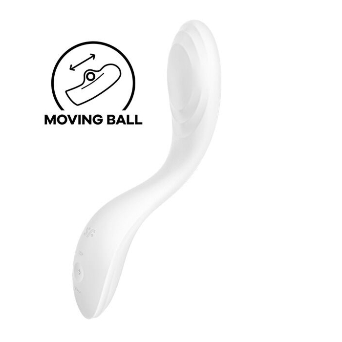 Вибратор с жемчужной стимуляцией точки G Satisfyer Rrrolling Pleasure White