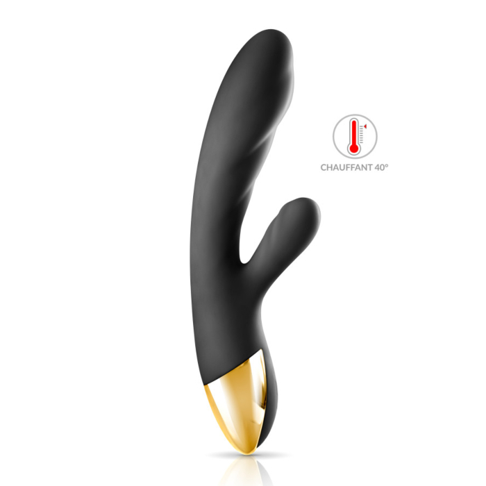 Вібратор кролик з підігрівом Black Empire My Queen 2