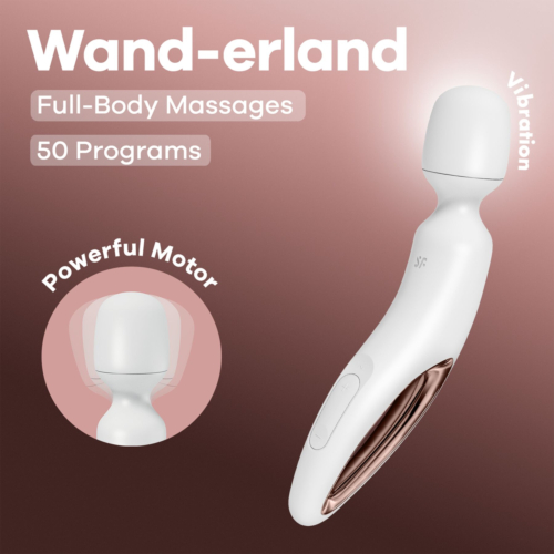 Вибромассажер Satisfyer Wand-erland White/Rosegold