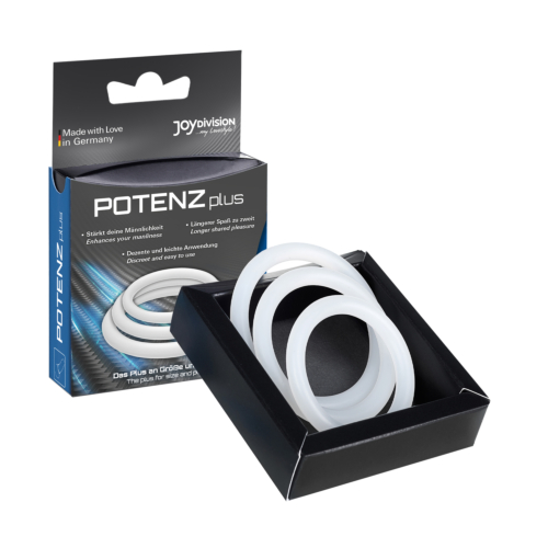 Набір ерекційних кілець Joydivision POTENZplus White