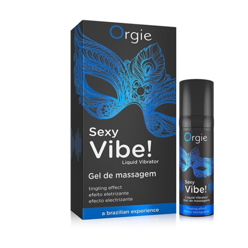 Рідкий вібратор SEXY VIBE Orgie із середньою та чуттєвою вібрацією