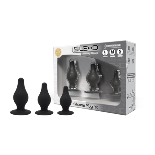 Набір силіконових пробок SilexD Model 2 Black