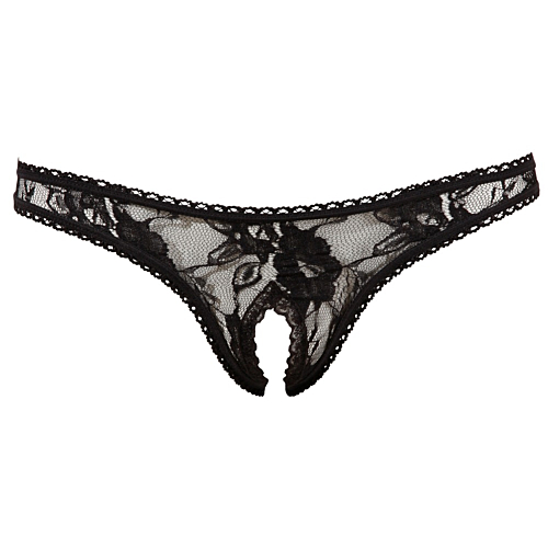 Трусики Cottelli Collection Lingerie String L Black