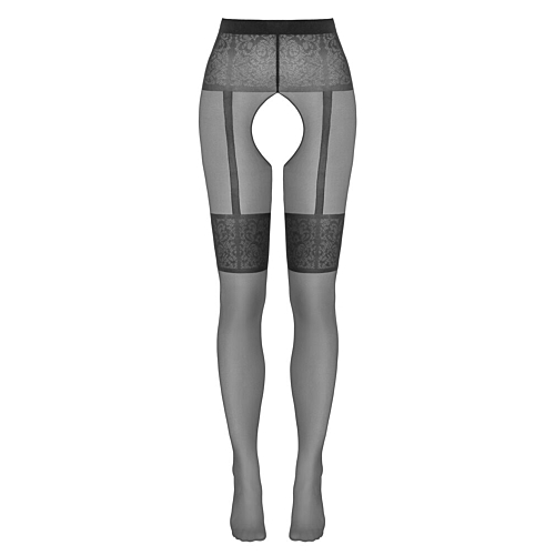 Колготи з доступом Cottelli Legwear Black