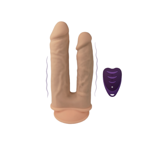 Подвійний вібратор SilexD Model 1 Double Penetrant Gusto Flesh 8