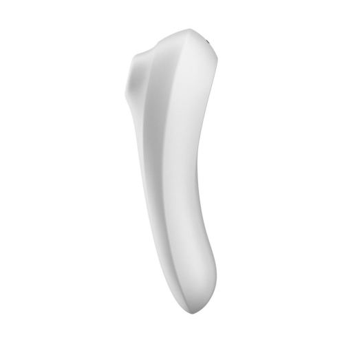 Смарт вібратор та вакуумний стимулятор 2-в-1 Satisfyer Dual Pleasure White
