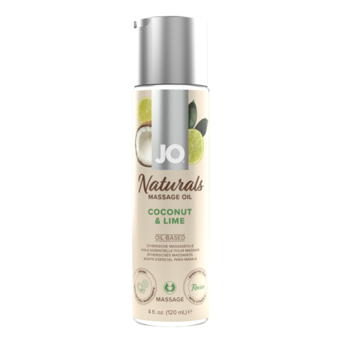 Масажне масло System JO Naturals Coconut & Lime 120 мл