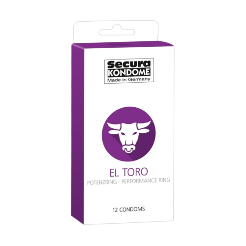 Презервативи з кільцем ущільненим Secura - El Toro 12 шт.