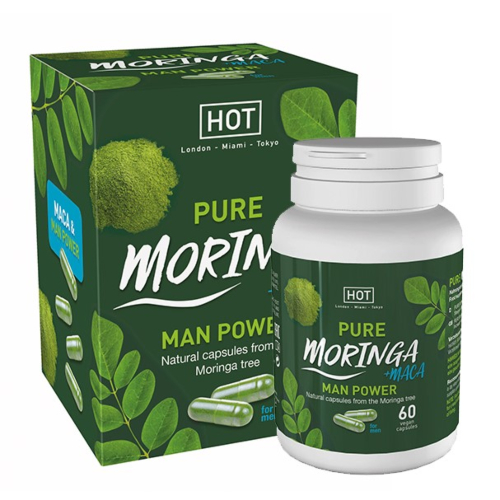 Капсули HOT BIO Moringa Man Power Caps для чоловіків 60 шт