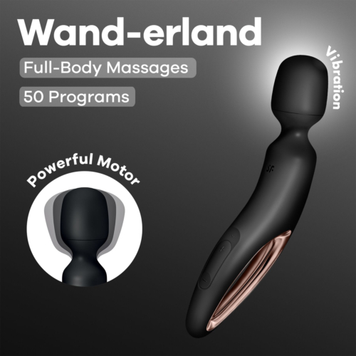 Вібромасажер Satisfyer Wand-erland Black/Rosegold