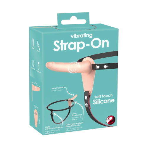Страпон з вібрацією Vibrating Strap-On