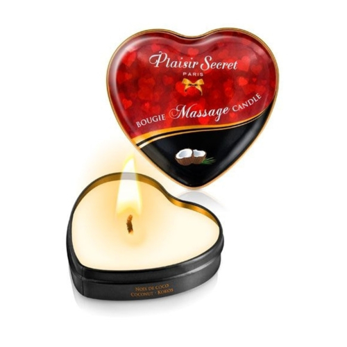 Масажна свічка Plaisir Secret Кокос