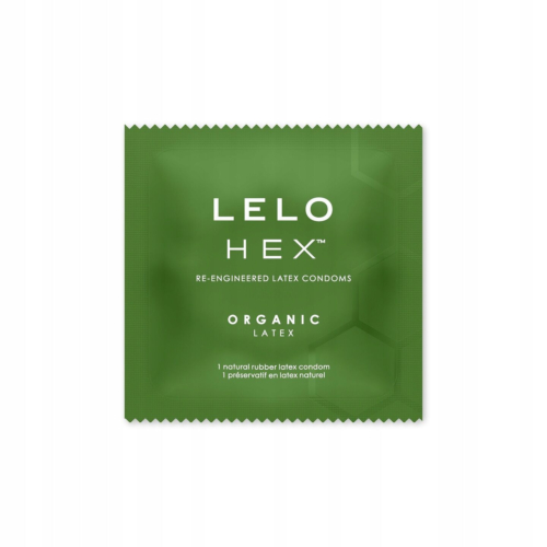 Lelo Hex Condoms Organic Sachet