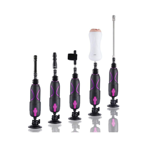 Набір адаптерів для секс-машин Hismith Luxury Kit KlicLok System Set