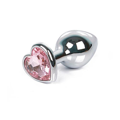 Анальний корок з кристалом серця