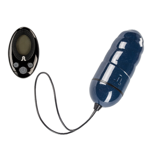 Віброяйце Adrien Lastic Ocean Storm Dark Blue з пультом LRS