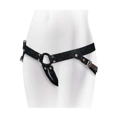 Джинсові трусики для страпону Lastic Strap-on