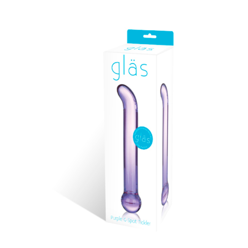 Фалос для точки G Glas - Purple Glass G-Spot Tickler