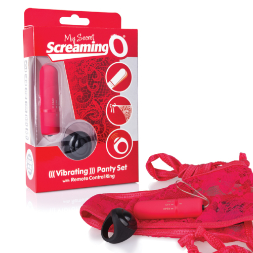 Вібротрусики The Screaming O - Remote Control Panty Vibe Red