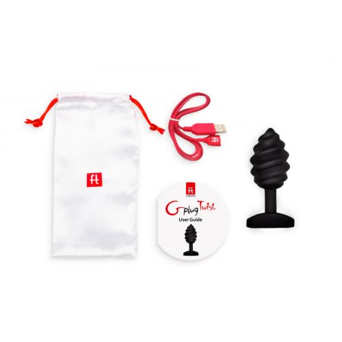 Анальна кручена пробка з вібрацією Gvibe Gplug Twist