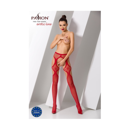 Панчохи в сітку Passion Red