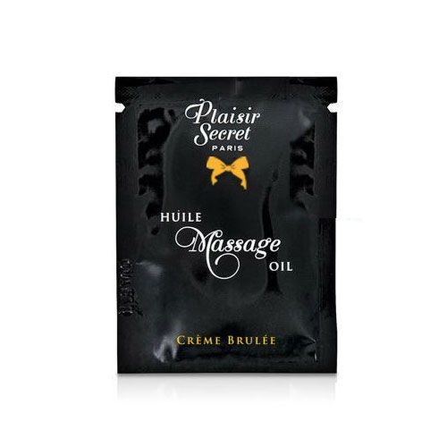 Пробник олії для масажу Plaisirs Secrets Creme Brulee