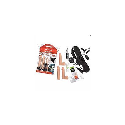 Набір для страпону Doc Johnson Vac-U-Lock Dual Density Starter Set Vanilla