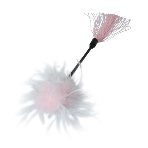 Метелочка Sex And Mischief - Whip & Tickle Pink/White