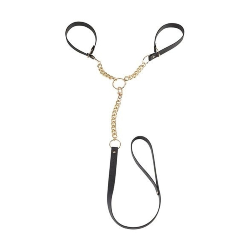 Наручники з повідцем Indiscrets MAZE