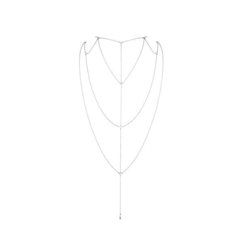 Ланцюжок для спини Bijoux Indiscrets Magnifique Back and Cleavage Chain - Silver